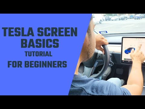 How to use the Telsa model 3 screen for beginners (2022)
