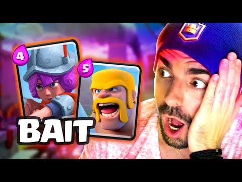 NOVO DECK BAIT DE BOLA DE FOGO NO CLASH ROYALE!