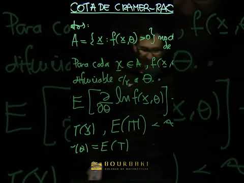 ¿Qué significado tiene la cota de Crámer Rao en Ciencia de Datos?