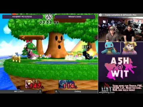 WIT | ORLY (C. Falcon, Peach) vs. GLS | Dirtboy (Squirtle) - ASH@WIT #63 PM Winner's Quarters