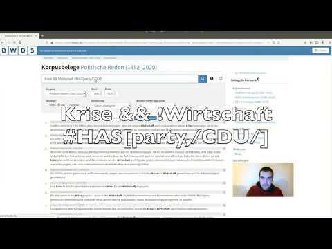 Recherche im DWDS-Korpus „Politische Reden“