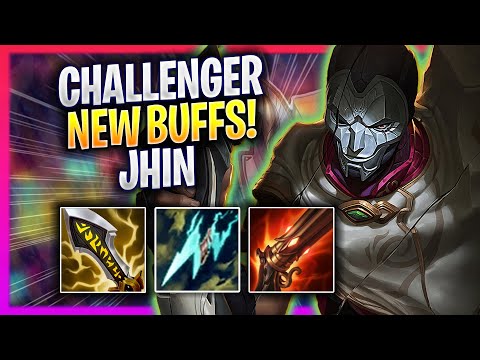 KOREAN CHALLENGER TRIES JHIN WITH NEW BUFFS! - Korean Challenger Plays Jhin ADC vs Ezreal!