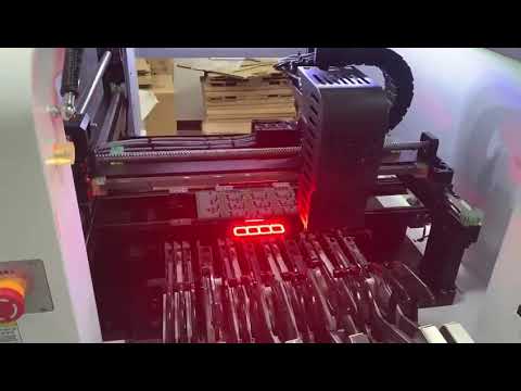 HC 4 Heads Pick and Place Machine Perfect for 0201 and 40*40mm Chip Imported Servo Motor and Guide