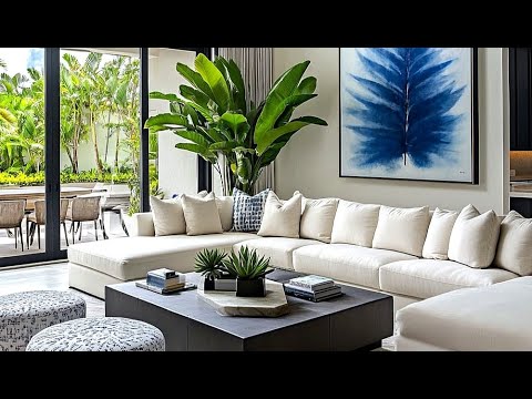 Luxury Living Room Decorating For 2025 | Decorating Ideas with White Furniture