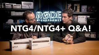 Video thumbnail for RØDE NTG4 & NTG4+ Shotgun Mic Q&A by SourceDistributionTV