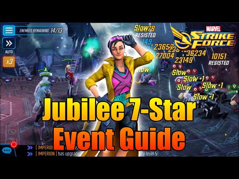 Jubilee Legendary Event - 7-Star Walkthrough - MSF - Marvel Strike Force
