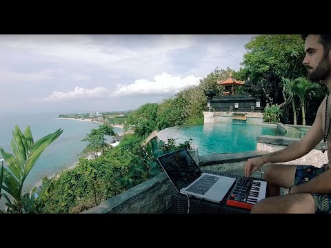 1hour Sunny OCEAN VIEW Mix 🌴 ⛅️ Deep, House,Tech, tribal Beats, Funk, set by BMB SpaceKid [ BALI ]