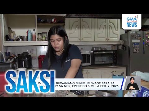 P800 minimum wage hike for NCR kasambahays effective Feb. 7 | Saksi