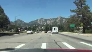 preview picture of video 'Car Camera - Estes Park, CO - CO 7 City Limits to Beaver Meadows Entr. Sta. . 2013 ( コロラド州エステスパーク )'