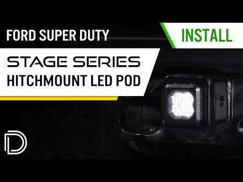 How To: Install 2.5-Inch HitchMount LED Pod Reverse Kit for Ford Super Duty | Diode Dynamics