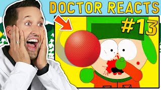 ER Doctor REACTS to Funniest South Park Medical Scenes #13
