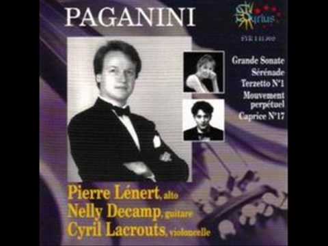 Paganini  Sonate per la Grand Viola Introduction et larghetto Pierre Lenert Alto