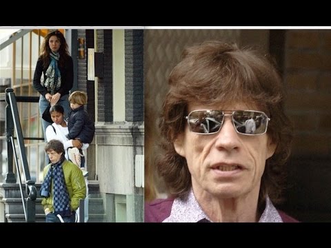 Mick Jagger & Luciana Gimenez Morad & Lucas Maurice in ...