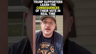 Trump Supporter Realizes He Just F***** Up Big Time 