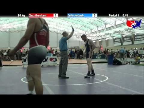 Chaz Gresham vs. Colin Hedash at 2013 ASICS University Nationals - FS