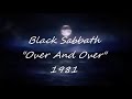 Black Sabbath - Over And Over (Lyric video)