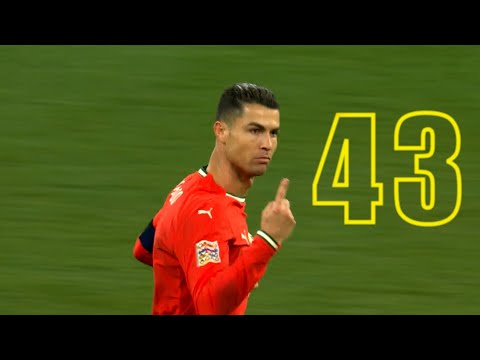 Cristiano Ronaldo All 43 Goals In 2024/2025