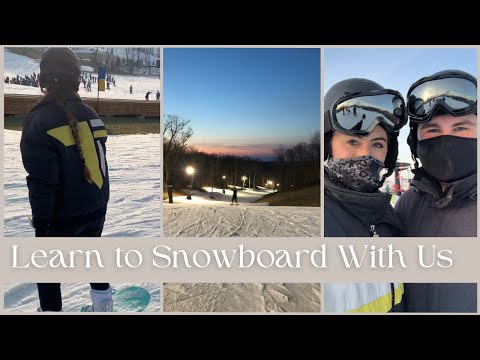 Learn to Snowboard With Me: Perfect North Slopes Vlog