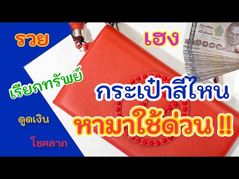 สี รีวิวกระเป๋า สตางค์ ตาม วัน เกิด 2566 ผู้หญิง
