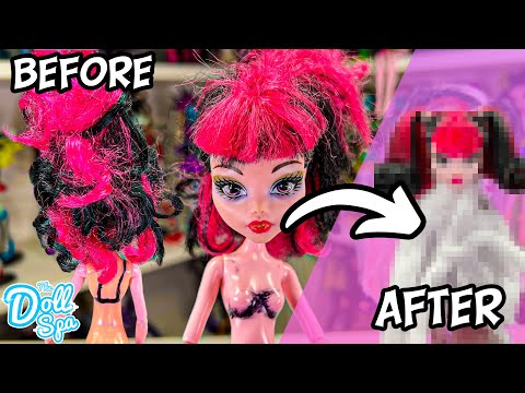 FIXING YOUR CHILDHOOD DOLLS??! THE DOLL SPA (Monster High, Myscene) doll restoration