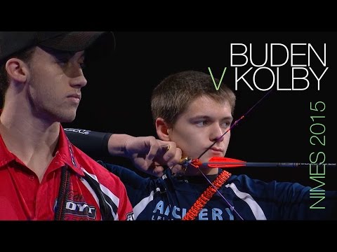 Buden v Kolby – compound juniors go down to the last arrow for bronze | Nîmes 2015