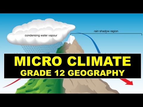 MICRO CLIMATE: GRADE 12 GEOGRAPHY : GEOGRAPHY 2023  [THUNDEREDUC] BY S.GODFREY