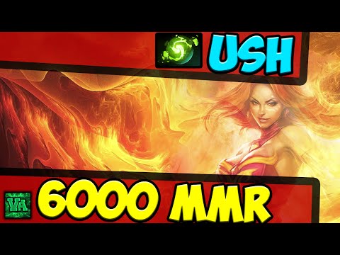 USH 6000 MMR Plays Lina vol # 1 Dota 2
