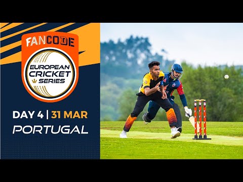 🔴 FanCode European Cricket Series Portugal, 2022 | Day 4 | T10 Live Cricket