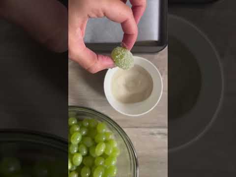 How to Make Sour Frozen Candy Grapes (TikTok Viral Recipe) #essycooks #veganrecipes