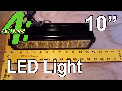 Anzo 10" LED Light bar : All U Need in 4 minutes (AUNI4)