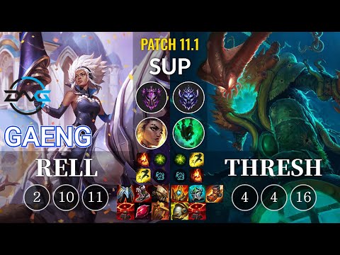 DFM Gaeng Rell vs Thresh Sup - KR Patch 11.1