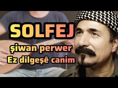 Şiwan perwer-SAZ SOLFEJ-Ez dilgeşê canim-uzunsap-baglama-themis saz-saz dersi-kurdish saz