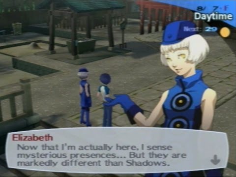 Let's Play Persona 3 FES part 62: Elizabeth Visits the Shrine