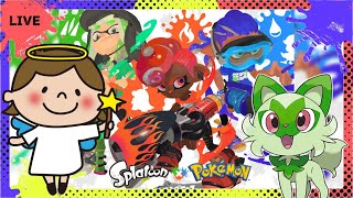 【スプラ3】 ポケモンコラボフェス！草にしたよ　 参加型　鳥から　まったりスプラトゥーン3