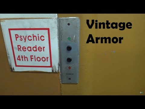 Vintage Armor Traction Elevator in NYC