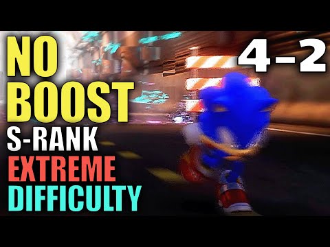 Sonic Frontiers Cyberspace 4-2 S-Rank (No Boost) Extreme Difficulty