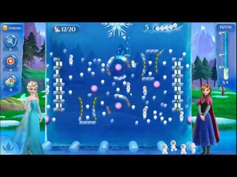 Frozen Free Fall: Icy Shot Level 233 - NO BOOSTERS ☃☃☃