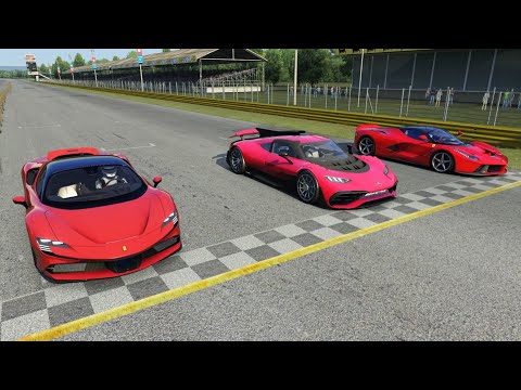 Mercedes-Benz AMG Project One vs Ferrari LaFerrari vs Ferrari SF90 Stradale