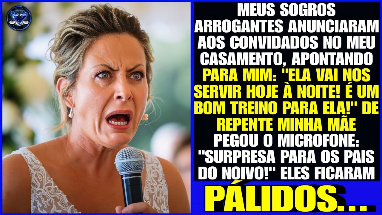 “Ela vai nos servir hoje!”. Meus sogros disseram no meu casamento, apontando para mim. De repente...