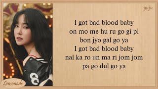 Download lagu YUJU Bad Blood (Intro) Easy Lyrics mp3 Download lagu YUJU Bad Blood (Intro) Easy Lyrics mp3
