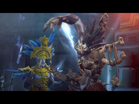 WoW BFA | King Rastakhan Bloodline PACT with LOA 'Bwonsamdi' | Cinematic
