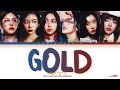 KARAOKE ITZY 있지 GOLD 6 Members Color Coded Lyrics You As Member