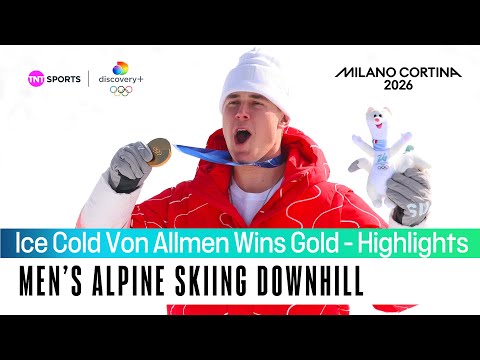 Franjo von Allmen DISMANTLES Marco Odermatt to take downhill Gold 🥇 | Winter Olympics 2026
