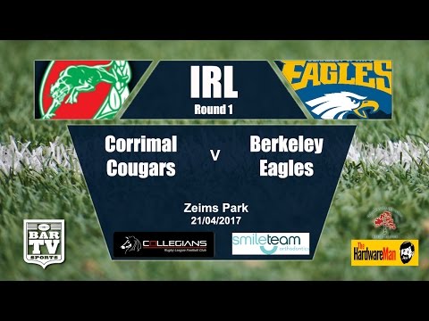 2017 IRL Round 1 - Corrimal Cougars Vs Berkeley Eagles