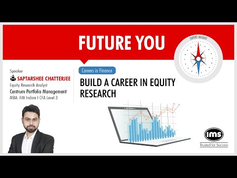 Build A Career In Equity Research Ft. Saptarshee Chatterjee, ER Analyst, Centrum | Future You