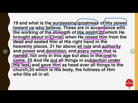 Ephesians 1:15-23 [ Summary]