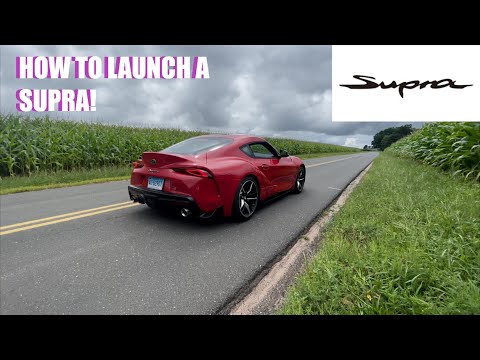 How to use LAUNCH CONTROL on a MK5 SUPRA A90