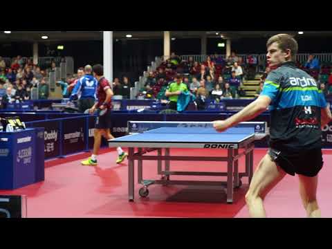 German Open 2018: Kilian Orts Matchball zum 19:17 im 7. Satz gg Mihail Bobicica