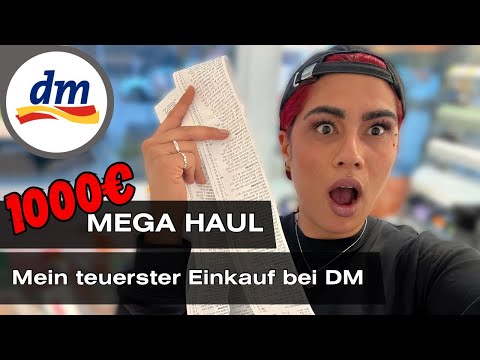 1000 Euro DM Live Haul - Teil 1 - So viel habe ich noch NIE in der Drogerie ausgegeben ! l Elanhelo