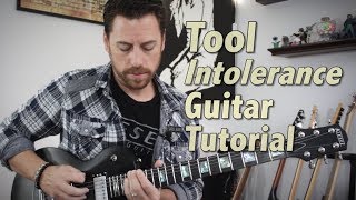 Tool Intolerance Guitar Tutorial